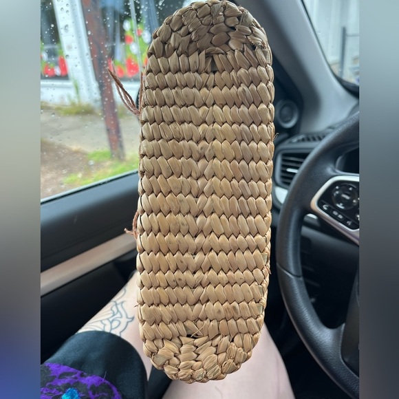 Vintage Beige and Brown Floral Tote - Picture 6 of 8